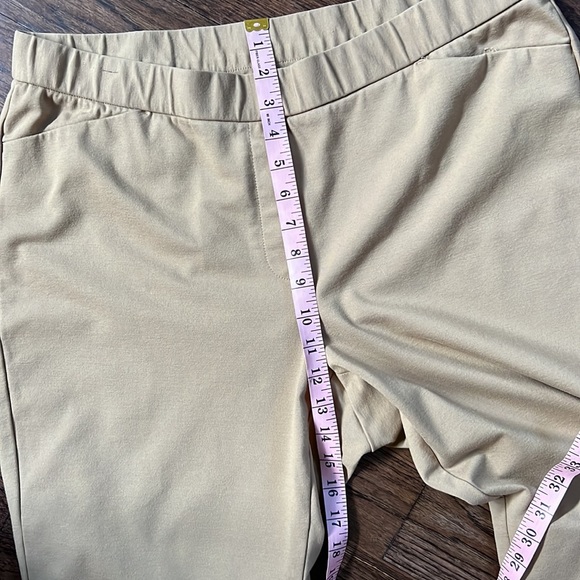 J. Jill Pointe Slim Leg Pull On Camel Tan Pants - Picture 6 of 13